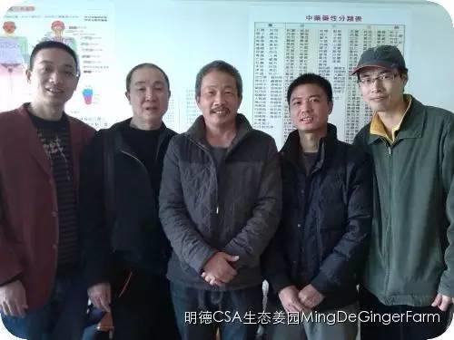 透明溯源CSA及PGS姜園發起股東及創業團隊