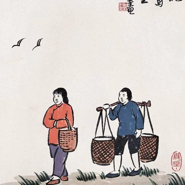 豐子愷最動人50幅畫、50句話,平凡生活,詩意境界-鄉村漫畫 田野風情-七不姜 生姜養生網-明德CSA生態姜園&明安農業