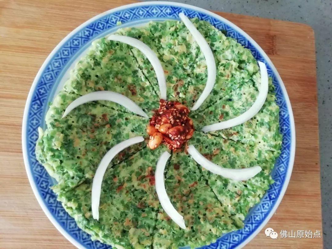 原始點溫熱性菜譜推薦：韭菜蛋餅